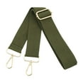 thumbnail image 2 of Correa de hombro ancha para hombres y mujeres, correa de lona, ​​suministros, correa de bolso elegante para Verde, 2 of 9