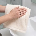 thumbnail image 4 of Unique Bargains Ultra Soft Highly Absorbent Quick Dry Hand Towels White 29" x 13", 4 of 8