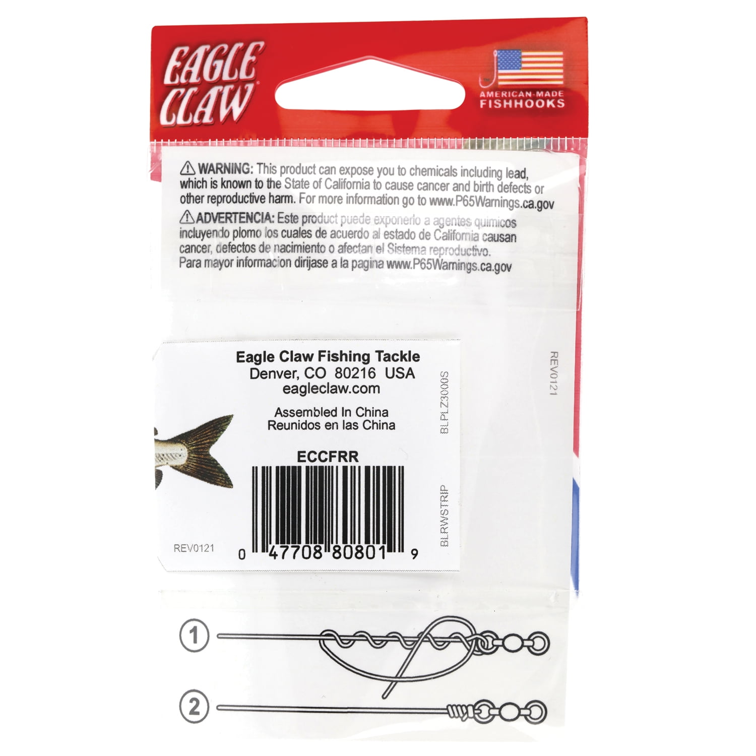 Eagle Claw Catfish Circle Hook Ready Rig 2 Pack 