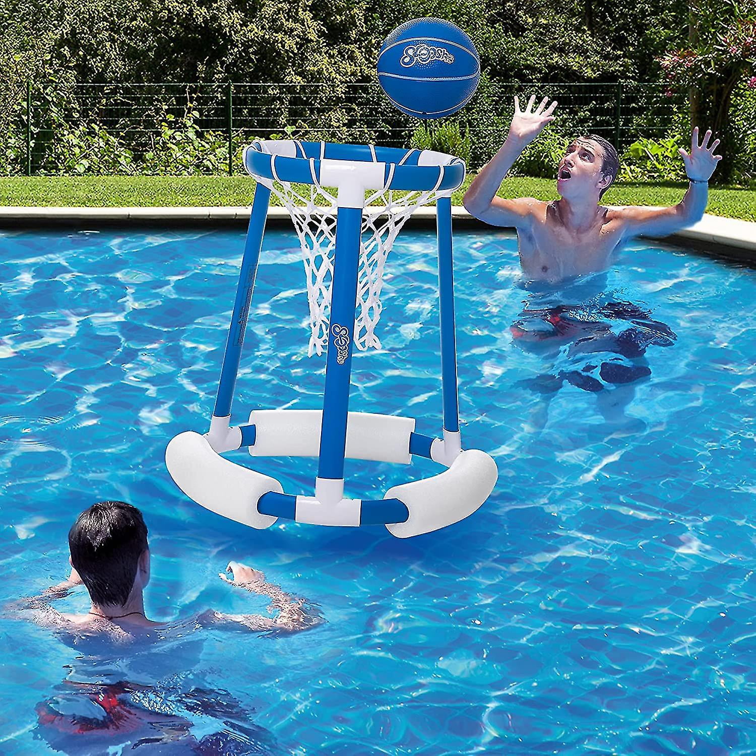 Panier De Basket Pour Piscine GoSports Splash Hoop PRO - Inclut 2 Ballons Et Pompe Jeu Aquatique été Ballon Panier De Basket Pour Piscine GoSports Splash Hoop PRO - Inclut 2 Ballons Et Pompe Jeu Aquatique été Ballon