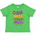 thumbnail image 3 of Inktastic Little Miss Mardi Gras with Crown and Dots Girls Toddler T-Shirt, 3 of 5