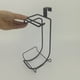 thumbnail image 3 of Rollos dobles Soporte para papel higiénico Metal 2 niveles Inicio Baño Papel higiénico Soporte para toallas Estante sidaley HA4506-00B, 3 of 6