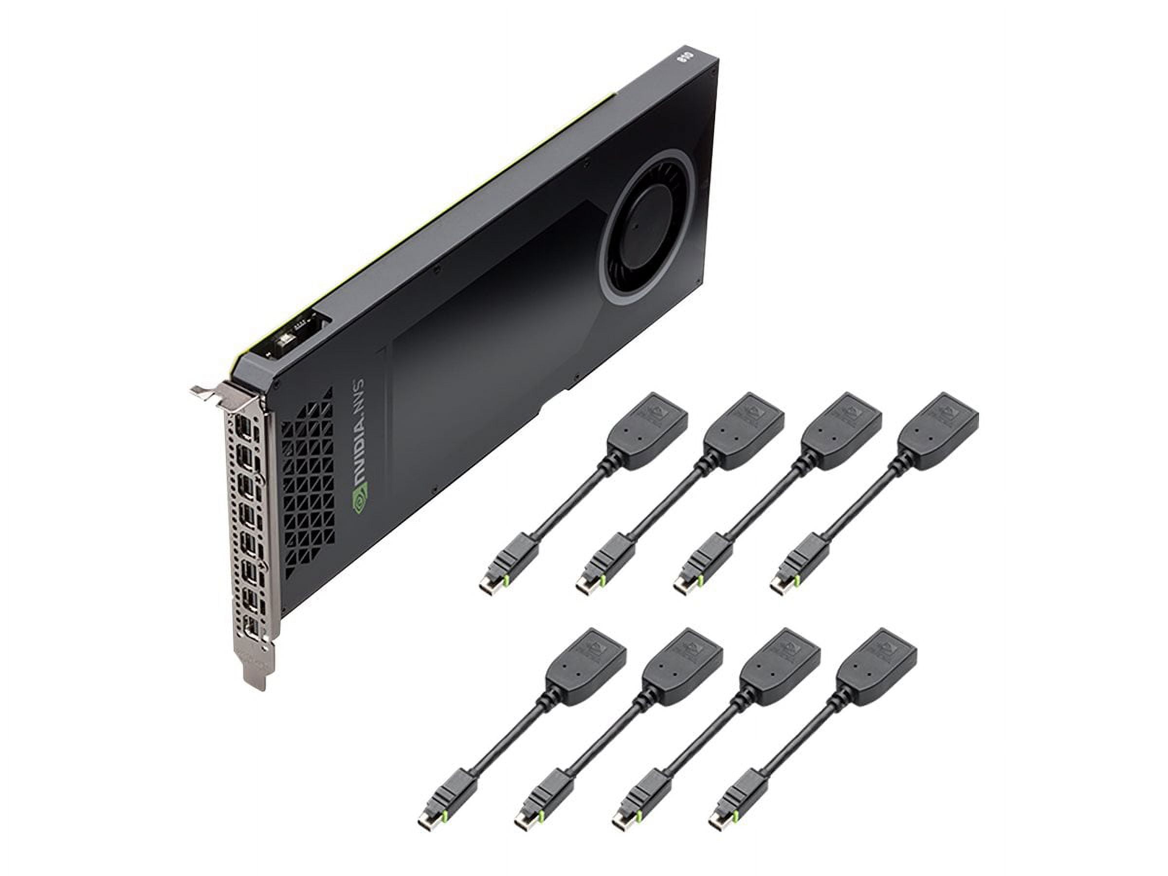 NVIDIA NVS 810 - Graphics card - 2 GPUs - NVS 810 - 4 GB DDR3 - PCIe 3.0 x16 - 8 x Mini DisplayPort