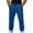 Blue#56, variant on YOIAVAIOY Men Cargo Jogger Pant Hip Hop Casual Street Pants Solid Drawstring Cinch Bottom Sweatpants with Pockets Red M