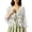 White, variant on Women's Crochet Tops Bell Sleeve Summer Cardigan Tie Front Cropped Cover upvLightweight Top,Hollow Out,Boho,Summer Sweater(Beige,One Size)