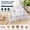 6-clear, variant on Small Plastic Stackable Storage Box with Lid, 5" x 2.8" x 2" Clear Organizer Container, Mini Jewelry Beads and Craft Supplies Storage, 12 Pack