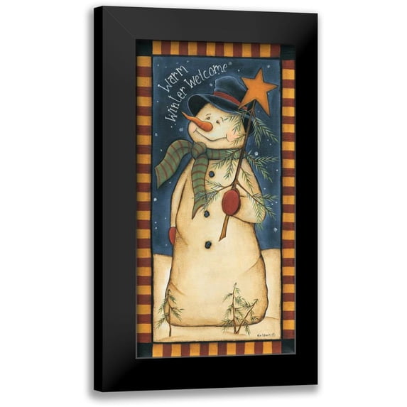 Lewis, Kim 9x14 Black Modern Framed Museum Art Print Titled - Warm Winter Welcome