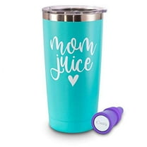 Mom Juice Tumbler - 20 oz - Mom Tumbler Mom Tumbler, Mom Gifts, Gifts for Mom, Gifts for Mom from Daughter, Son, Husband, Best Mom Gifts, Mom Cup - Includes Wine Stopper