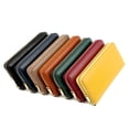 thumbnail image 5 of TAZAG women's genuine leather long wallet waxed cowhide leather men's clutch, 5 of 6