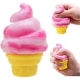 thumbnail image 2 of AsdQ Ice Cream Squishy, Slow Rise Sensory Fidget, Easter Basket Stuffers Party Favors, Soft TPR Stress Ball, Ideal Gift for Friends & Casual Acquaintances (Blue), 2 of 5