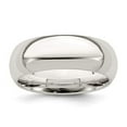 thumbnail image 6 of 925 Sterling Silver 7mm Comfort Fit Band Ring Size 6, 6 of 6