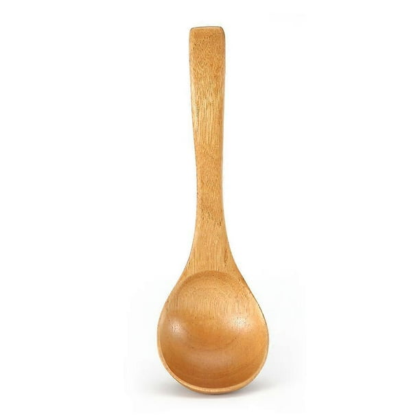 Louche en bois naturel, cuillère à long manche, ustensile de cuisine (#03)