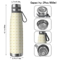 thumbnail image 3 of Modern 29oz Stainless Steel Insulated Thermos with Tea Filter, 360° Printed Travel Bottle, Leakproof BPA-Free Flask with Anti-Slip Base, 304 Inner & 201 Outer, Vacuum Cup, 3 of 6
