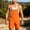 EliteGoogv#Orange, variant on EliteGoogv Mens Overalls Summer Outdoor Solid Color Loose Fit Adjustable Straps Jumpsuit For Men Casual Lightweight Daily Wear Pants White XL