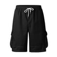 thumbnail image 4 of Mens Shorts Cargo Men's Joggers with Pocket Mens Hiking Shorts Casual Men's Summer Shorts Men Fashion, 4 of 6