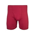 thumbnail image 2 of Gildan Adult Men's Boxer Briefs With Covered Waistband, 5-Pack, Sizes S-2XL, 6" Inseam, 2 of 6