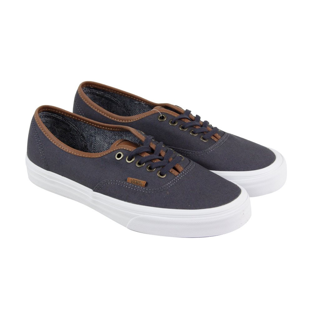blue vans with laces