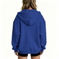 thumbnail image 5 of BFRGSIJ Full Zip Up Hoodie for Women Drawstring Hooded Sweatshirt Lightweight Casual Fall Winter Jacket with Pocket M, 5 of 5