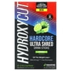 Hydroxycut Hardcore Ultra Shred Drink Sticks| Key Electrolytes | Infused with Paraxanthine – A Metabolite of Caffeine | Zero Sugar, Zero Calories | For Women & Men | 20 servings | Lime Moji