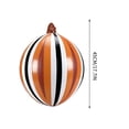 thumbnail image 3 of Calabazas inflables de Halloween | Decoración para exteriores, patios y piscinas | Linterna de calabaza de PVC impermeable | Compatible con luz LED (no incluida) - 1 paquete, 3 of 5