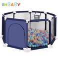 thumbnail image 1 of Playpen for Children Playpen Octagonal Large Area Kids Tent Pool Balls Baby Playpen Ball Pool for Baby Fence Kids Tent heqiyong LED, 1 of 2