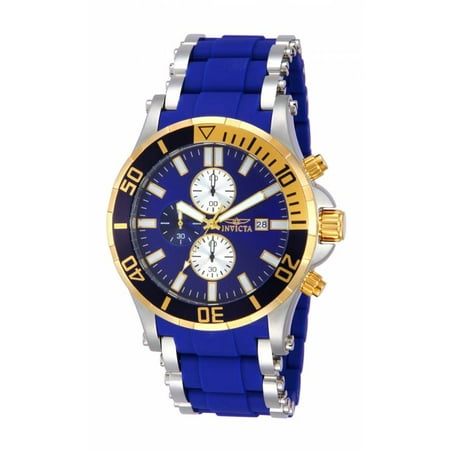 Invicta Men's 13667 Sea Spider Quartz Chronograph Blue Dial Watch