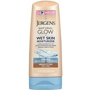 Jergens Natural Glow Wet Skin Moisturizer, Medium Skin Tan 7.5 oz (Pack of 3)