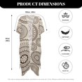 thumbnail image 6 of HELLHERO Floral Dragonfly Women's Kimono Coverup High Quality Fabrics Long Free Size Bathing Suit Cover Up for Womens, 6 of 6
