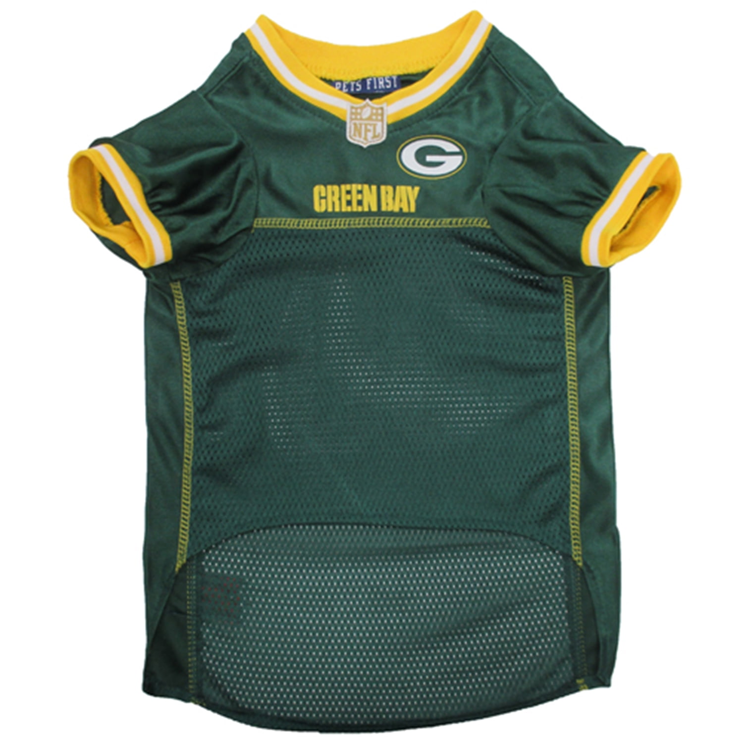 Pets First NFL Green Bay PackersLicensed Mesh Jersey for Dogs and Cats - Extra Small