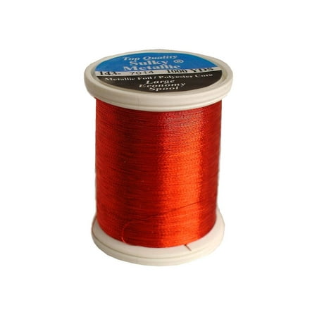 - Sulky Metallic Thread King Sz 1000yd Christmas Red