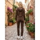 thumbnail image 3 of Conjunto 2 Piezas Hoodie con Cierre y Pants Estilo Casual Chic con Detalle Brillante para Mujer, 3 of 5