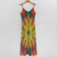 thumbnail image 5 of Vibrant Psychedelic Mandala Art Sleeveless Dress Women's Evening Dress Womans Clothing, 5 of 9