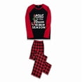 thumbnail image 6 of LuLiaMenton Family Christmas Pajamas, Red Black Plaid Jesus Season Matching Sleepwear, 8-9Y-Kid, 6 of 6