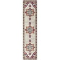 thumbnail image 2 of SAFAVIEH Merlot Rosamund Floral Area Rug, Cream/Multi, 6'7" x 6'7" Round, 2 of 10