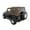 Spice Denim, variant on Sierra Offroad Soft Top for 1988 to 1995 Jeep Wrangler YJ - Black, Denim Vinyl - 2 Door Jeep Soft Top with Rear Plastic Tinted Windows - Factory Precision Fit Replacement - with Upper Door Skins