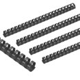 thumbnail image 1 of Uxcell 22mm (7/8") Plastic Binding Combs, 10 Pcs 21 Rings Comb Binding Spines 190 Sheet Capacity Letter Size for Binding Paper Sheets, Black, 1 of 6