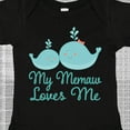 thumbnail image 4 of Inktastic Memaw Loves Me Grandchild Whale Boys or Girls Baby Bodysuit, 4 of 5