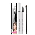 thumbnail image 2 of Tube Eyeliner Waterproof Oil-proof Proof Cool Black Drying Hard-tip Liquid Eyeliner With Brush 1ml, 2 of 9