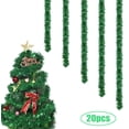 thumbnail image 1 of Juego de 20 piezas de corona de alambre navideña, corona de alambre trenzado, decoración de árbol de Navidad, cumpleaños, boda, decoraciones de Año Nuevo, suministros para fiestas, 1 of 7