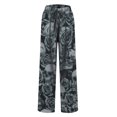 thumbnail image 4 of De Pantalones deportivos holgados, informales, retro, con cordón y pernera ancha, estampados y bolsillos para mujer, 4 of 5