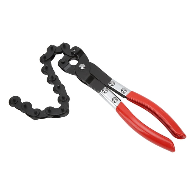Ouitble Cortador de Tubo de Cola, Cadena de Corte de Tubo de Escape Universal de Acero Inoxidable de 23,5 cm y 9,25 Pulgadas para Tubo de Cobre de PVC de Coche