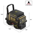 thumbnail image 7 of JOYLDIAS Train Carriage for Ride on Train with Songs, Stories, Storage and Handle, Black, 7 of 7