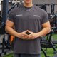 thumbnail image 2 of Camisas de Verano Casuales de Manga Corta de los Hombres Color Sólido V-Cuello Blusa de Fitness, 75% Poliéster 20% Rayón 5% Camisa de Spandex, 2 of 4