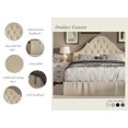 thumbnail image 4 of HMD Isabella Full Tufted Upholstered Panel Bed, Beige, 4 of 4