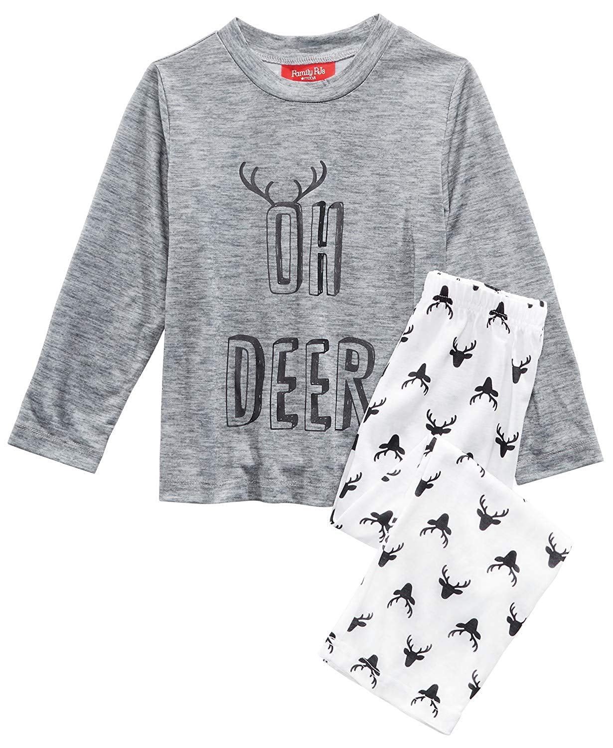 Deer Tops and Long Pants Sleepwear for Family 4Clovers Family Matching Christmas Pajamas Set