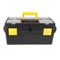 thumbnail image 1 of Premium Large & Medium Plastic Toolbox with Lockable Design, Removable Storage Compartments - Ergonomic Non-Slip Handle, Heavy-Duty Wear-Resistant Engineering Plastic Construction, Ideal for Tool, 1 of 7