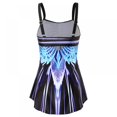 thumbnail image 4 of Women One Piece Swim Dress with Skirt Plus Size Swimsuit Tummy Control Swimwear, 4 of 5