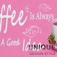 thumbnail image 3 of YIMEIS Coffee on pink background Kitchen Decor Set of 2 Christmas Fall Kitchen Rugs, Xmas Decorative Farmhouse Floor Mats for Home Kitchen Dining Room Decorations - 16''*24'' and 17''*47'' inch, 3 of 10