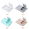 thumbnail image 3 of Advancent Jabonera en forma de hoja, jabonera para baño, de almacenamiento, bandeja, jabonera para baño, estuche, suministros para baño, Juegos de accesorios de baño color del té Advancent HA2655-04, 3 of 6