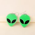thumbnail image 4 of Novedad creativa, pendientes acrílicos alienígenas exagerados, pendientes de tendencia exagerados, 4 of 5
